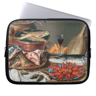 A Still Life of a Fish, Trout and Baby Lobsters, 1 Laptop Sleeve