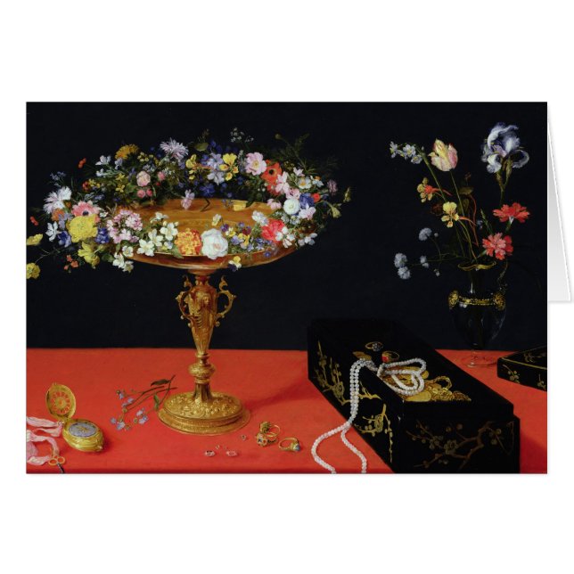 A Still Life of a Tazza with Flowers (Front Horizontal)
