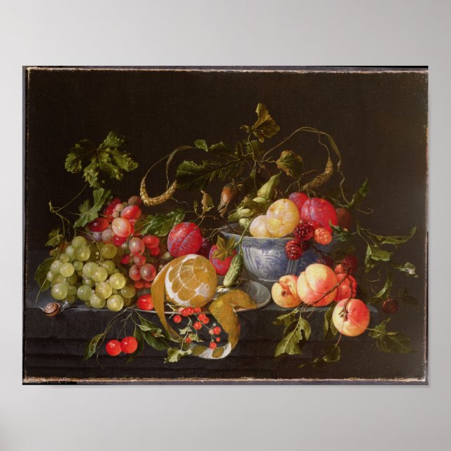 A Still Life of Fruit Poster (Front)