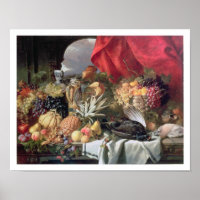 A Still Life of Game Birds and Numerous Fruits