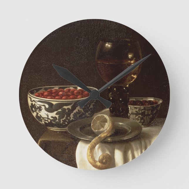 A Still Life Round Clock (Front)