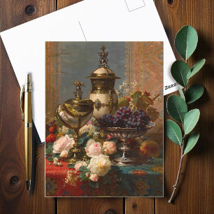 A Still Life With Roses, Jean Robie  Postcard