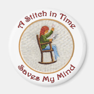 A Stitch in Time Magnet