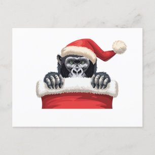 A Stocking Full of Gorilla Cheer Postcard