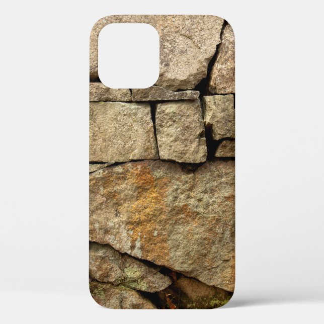 A stone wall made of cobblestones background textu Case-Mate iPhone case (Back)