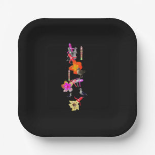 A Stopover in Paradise Paper Plate