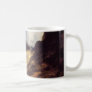 A storm in the Rock Mountains, Bierstadt Albert Coffee Mug