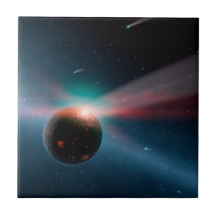 A Storm Of Comets In The Eta Corvi System. Ceramic Tile