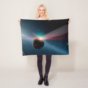 A Storm Of Comets In The Eta Corvi System. Fleece Blanket