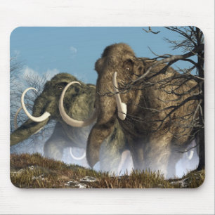 A Storm Of Mammoths Mouse Pad