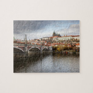 A stormy day in Prague souvenir photo Jigsaw Puzzle
