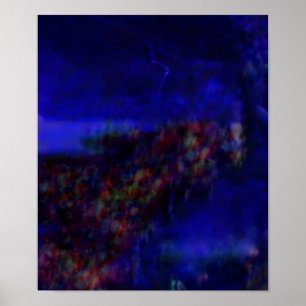 A Stormy Night ~ Poster 11x13.13