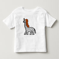A strange tall and large animal