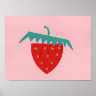 A Strawberry Poster