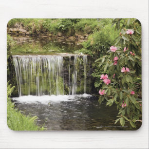 A Stream And Waterfall In Dartmoor National Park Mouse Pad