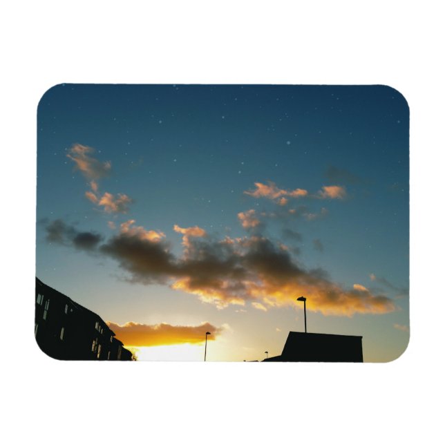 A street crowned with stars magnet (Horizontal)