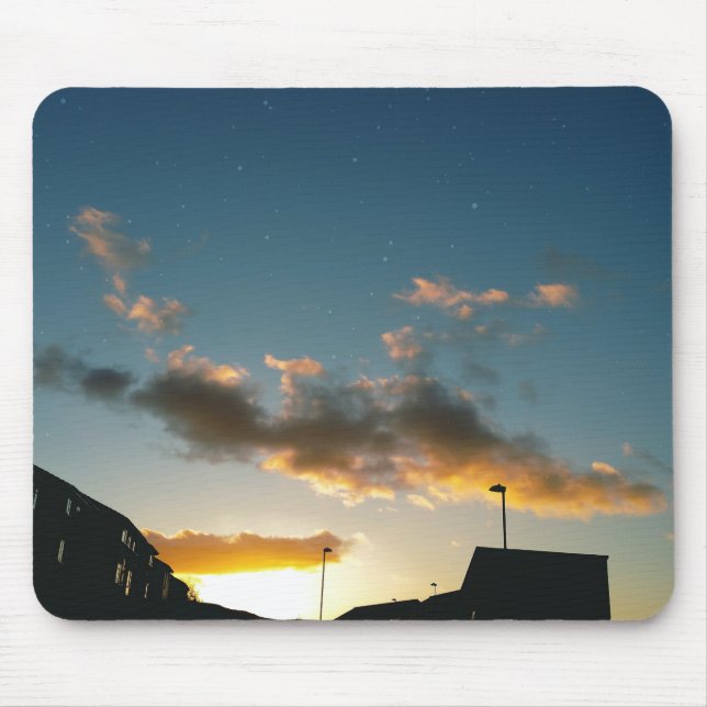 A street crowned with stars mouse pad (Front)