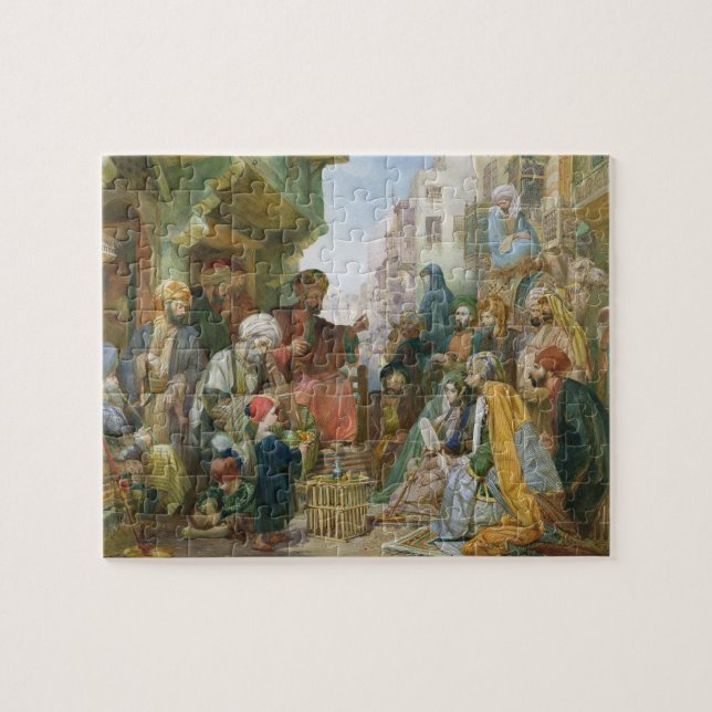 A Street in Cairo (w/c on paper) Jigsaw Puzzle (Horizontal)