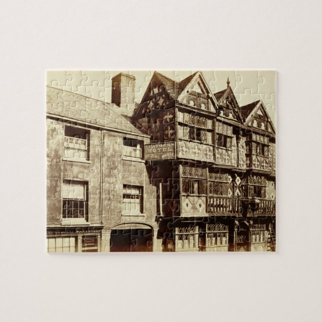 A Street in Ludlow (b/w photo) Jigsaw Puzzle (Horizontal)