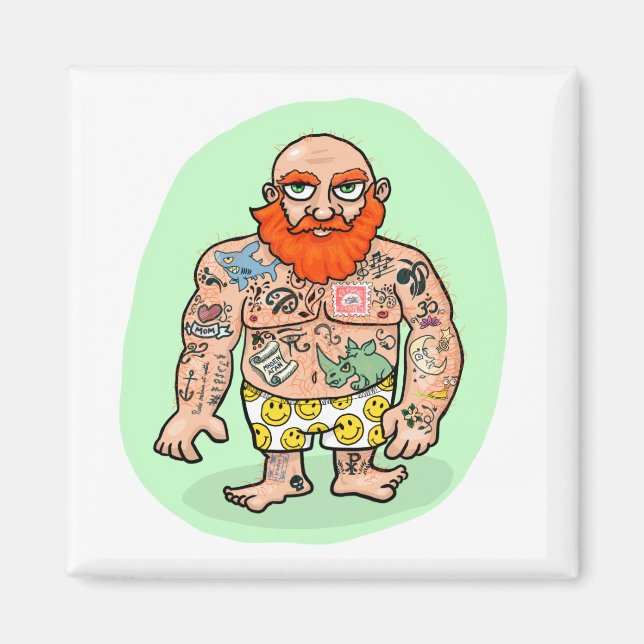 A Striking Gentleman Magnet (Front)