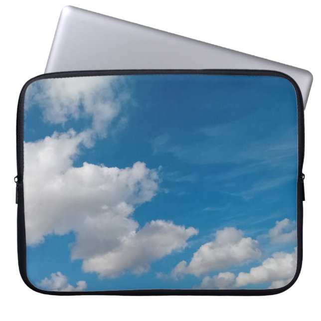 A string of clouds laptop sleeve (Front)