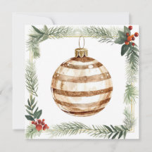 A stripped vintage ornament