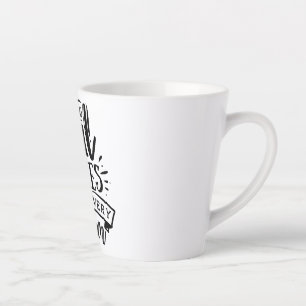 A strong soul shines after latte mug