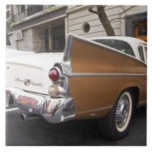 A Studebaker Silver Hawk Classic Car parked on a Ceramic Tile