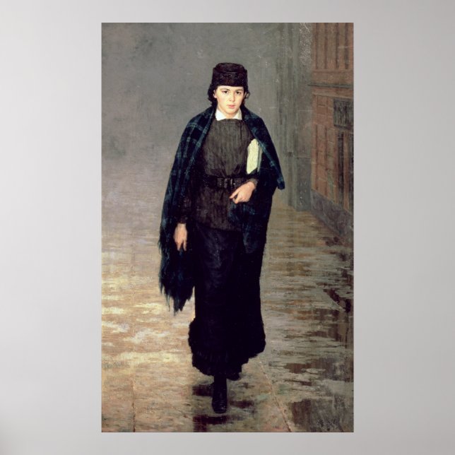 A Student, 1883 Poster (Front)