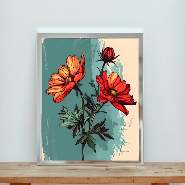 A Study in Orange and Green Photo Print (Creator Uploaded)