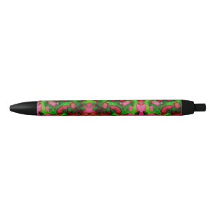 A Study in Pink & Green Black Ink Pen