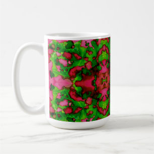 A Study in Pink & Green Coffee Mug