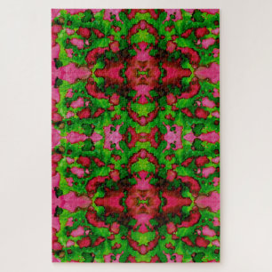 A Study in Pink & Green Jigsaw Puzzle