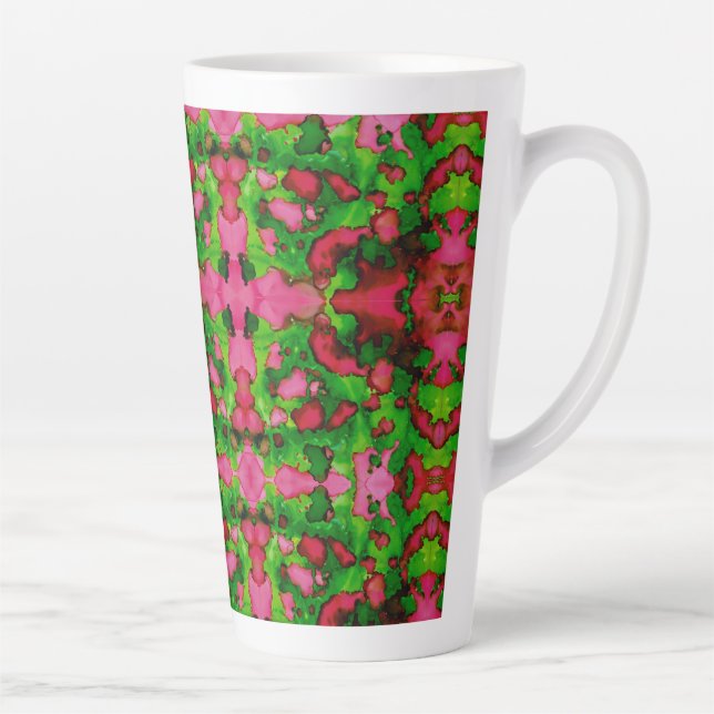 A Study in Pink & Green Latte Mug (Right)