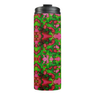 A Study in Pink & Green Thermal Tumbler