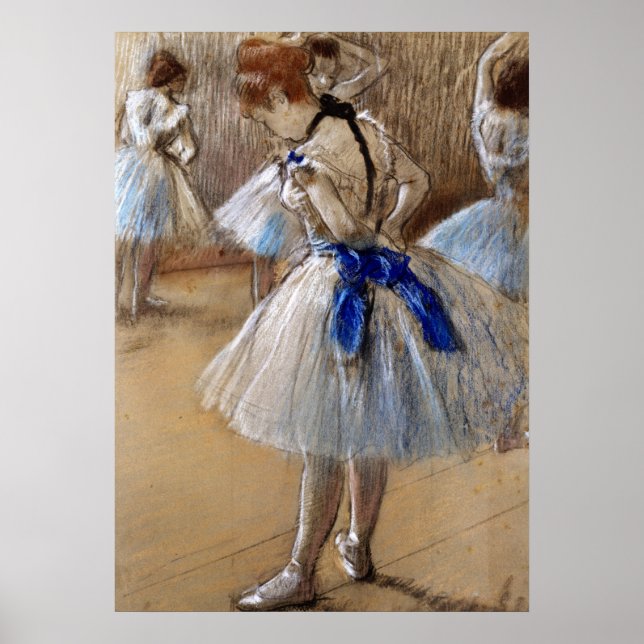 A Study of a Dancer - Edgar Degas - c1890 Poster (Front)