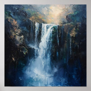 A Study of Light and Fluidity in the Heart Poster