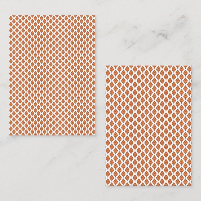 a Stunning Black White Geometric Pattern Design Business Card (Front/Back)