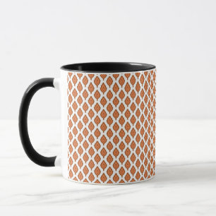 a Stunning Black White Geometric Pattern Design Mug
