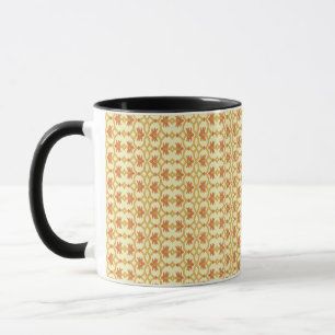 a Stunning Yellow and White Background Design  Mug