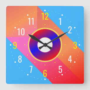 A Stylish and Contemporary Design - Unique Square Wall Clock