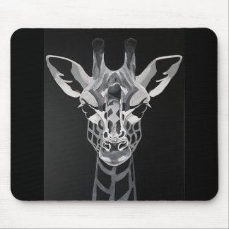 A stylish giraffe mouse pad
