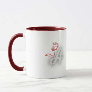 A stylish mug in girly colours. «Personalised Gift