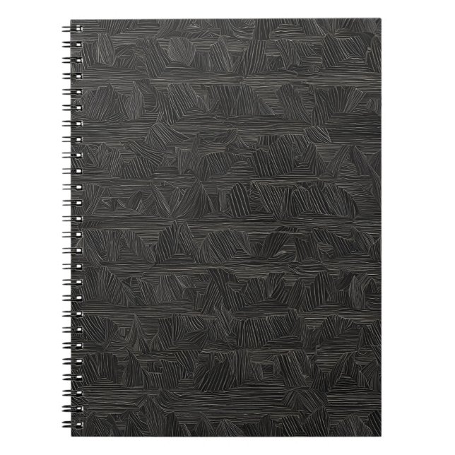 A Stylish Notebook with Modern Geometric Patterns (Front)