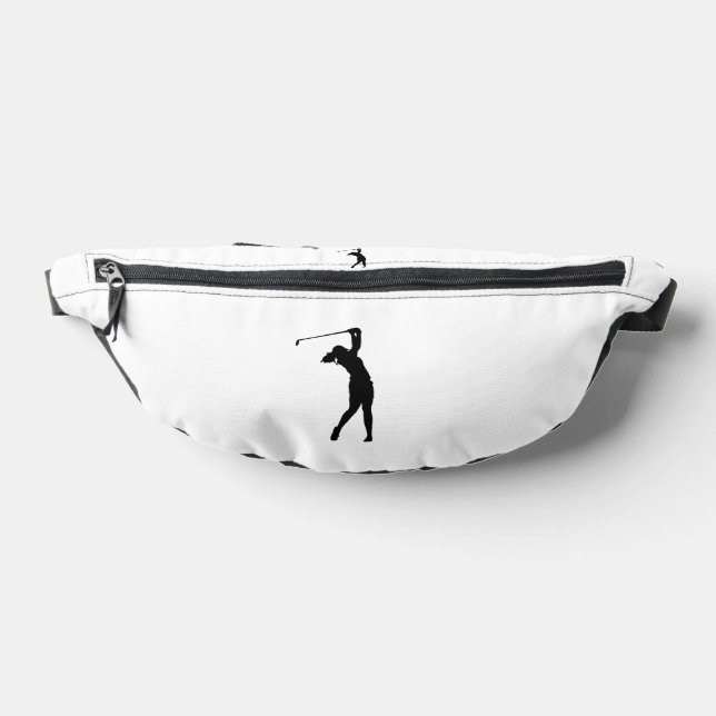A stylish waist bag with a golf-inspired design (Lay Down)