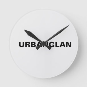 A stylish wall clock which has URBANGLAN design