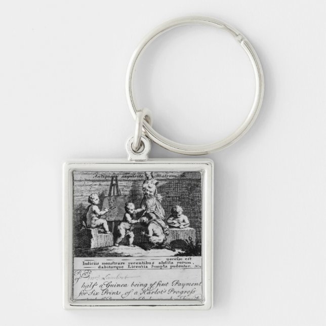 A Subscription Ticket for 'A Harlot's Key Ring (Front)