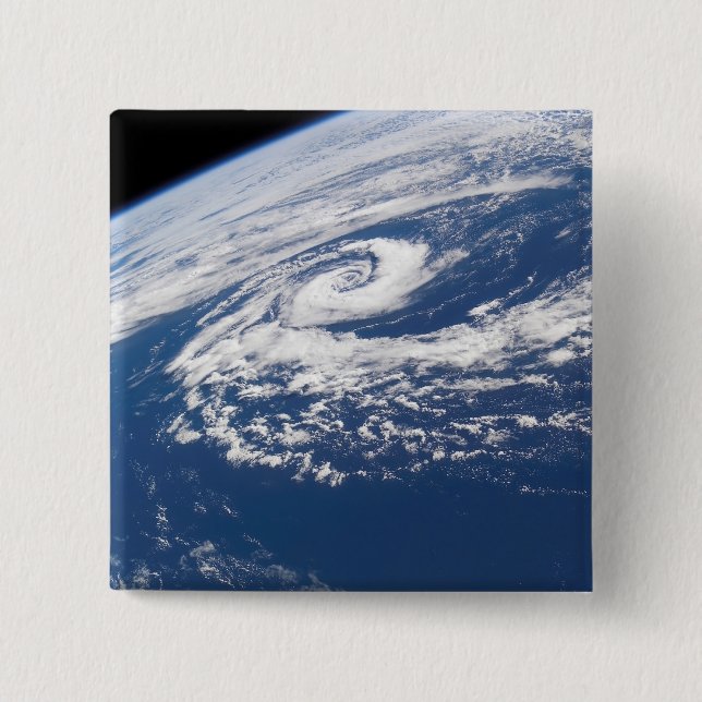 A subtropical cyclone 15 cm square badge (Front)