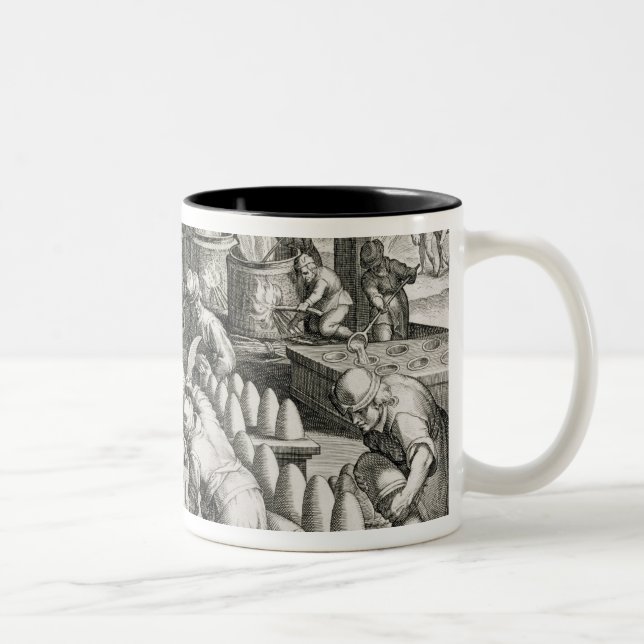 A Sugar Mill and the Production of Sugar Two-Tone Coffee Mug (Right)