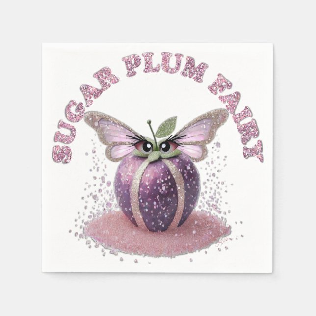 A Sugar Plum Fairy Napkin (Front)